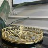 YUVARLAK GOLD HALKA ARILI TEPSİ