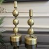 2’Lİ TOP DETAYLI ESKİTME GOLD ŞAMDAN