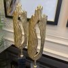 DÖKÜM GOLD 2’Lİ OYUK SOYUT OBJE