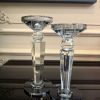 FÜME RENK 2’li KRİSTAL ŞAMDAN