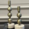 TRAVERTEN KAİDELİ 2’Lİ ESKİTME GOLD ŞAMDAN