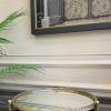 BURGULU AYAKLI ESKİTME GOLD TEPSİ