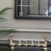 DÖKÜM GOLD GEYİKLİ 4'LÜ ŞAMDAN