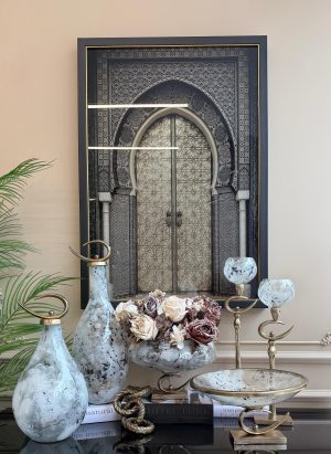İTHAL DÖKÜM GOLD DUMAN DESENLİ 6 PARÇA SALON SETİ