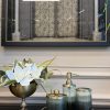 FÜME GEÇİŞLİ ESKİTME GOLD METAL LUX BANYO SETİ