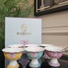 PORSELEN KUŞ DESENLİ DONDURMALIK