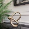 DÖKÜM GOLD LOOP SOYUT OBJE