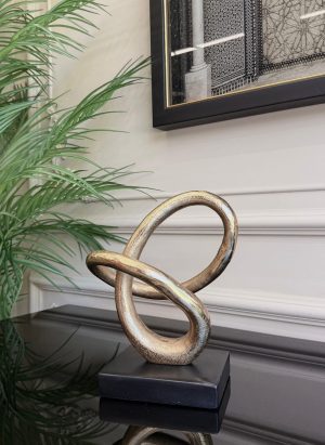 DÖKÜM GOLD LOOP SOYUT OBJE