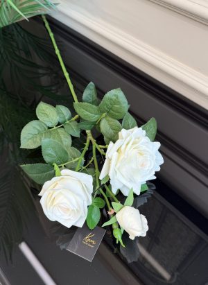 KREM RENGİ LUX ISLAK GÜL DALI